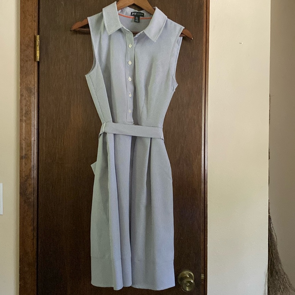 Striped A-Line Dress